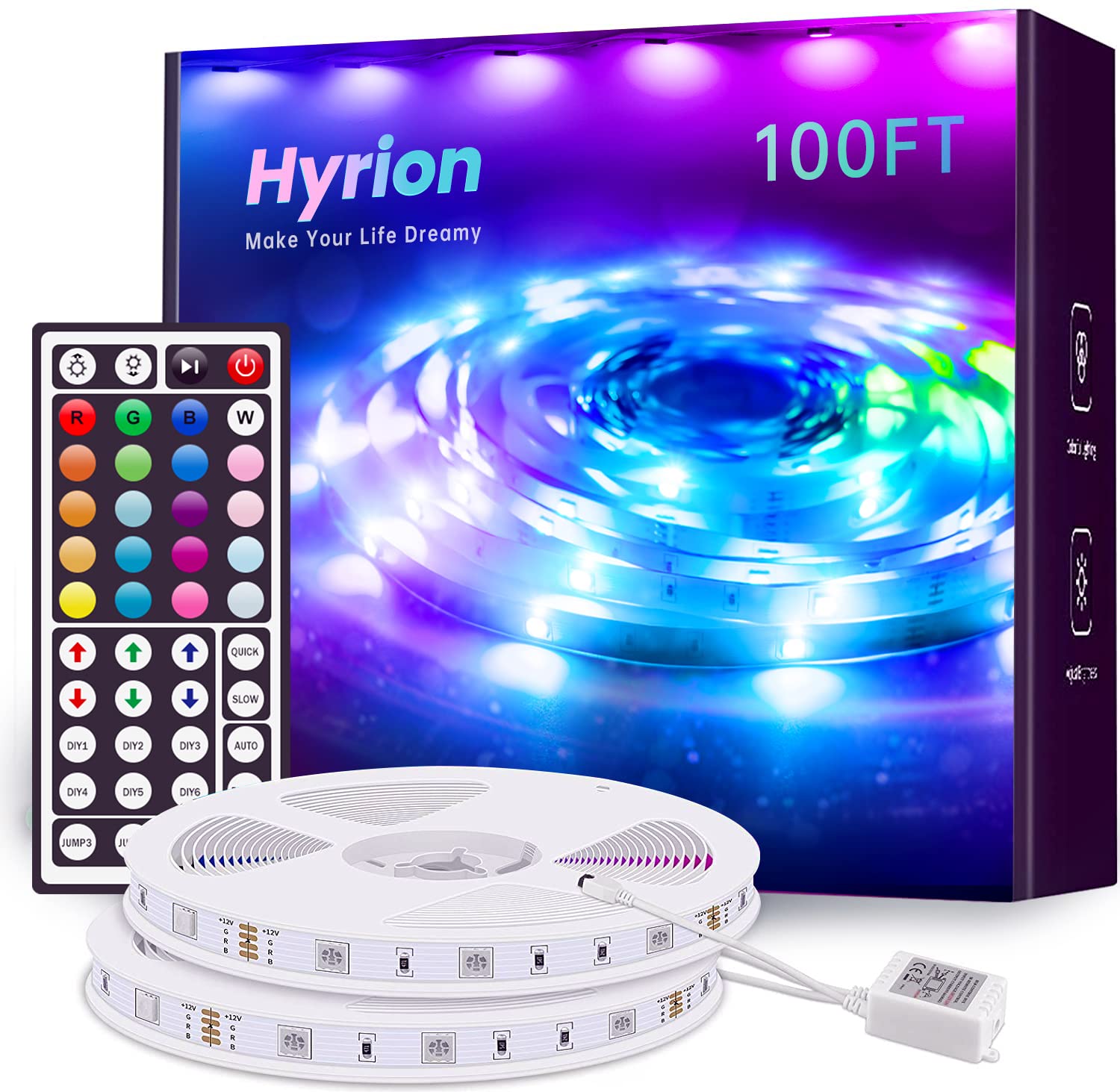 Illustrative example of 100 feet led strip lights