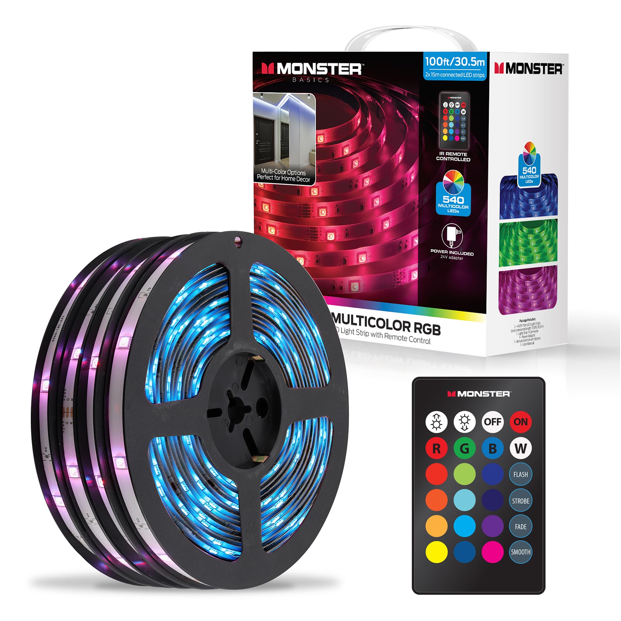 Illustrative example of 100 feet led strip lights