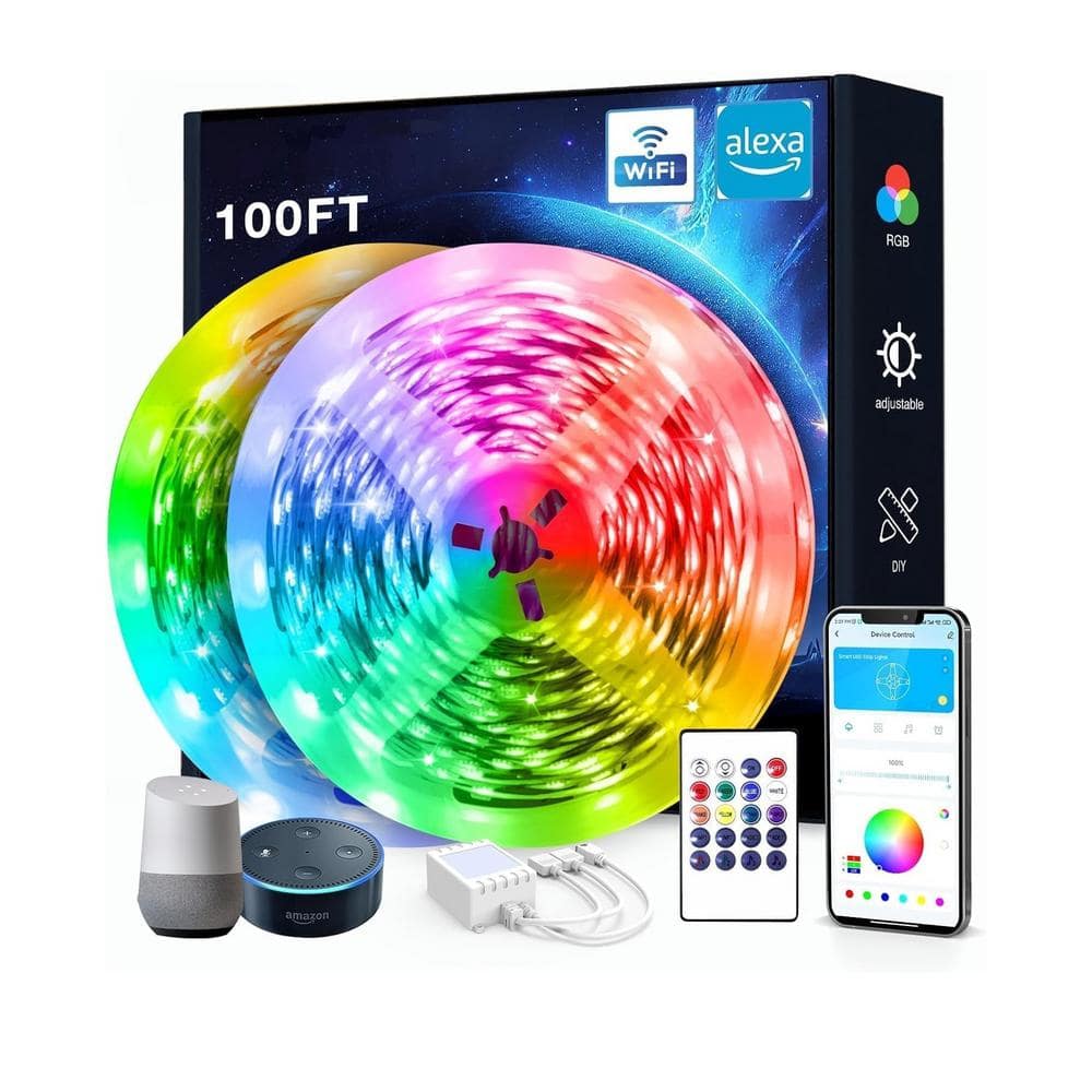 Illustrative example of 100 ft led strip lights