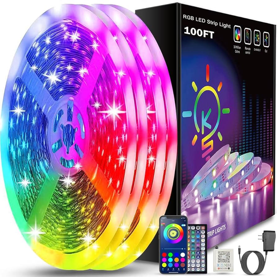 Illustrative example of 100ft led strip lights