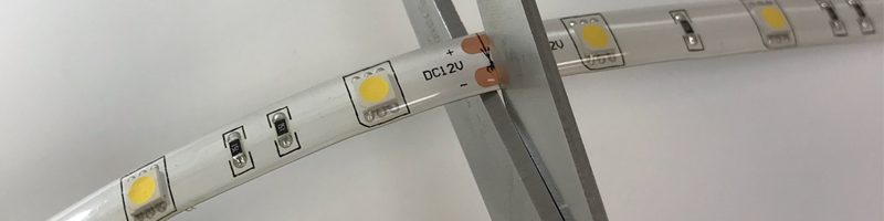 Illustrative example of 12 volt led light strips from Google Search