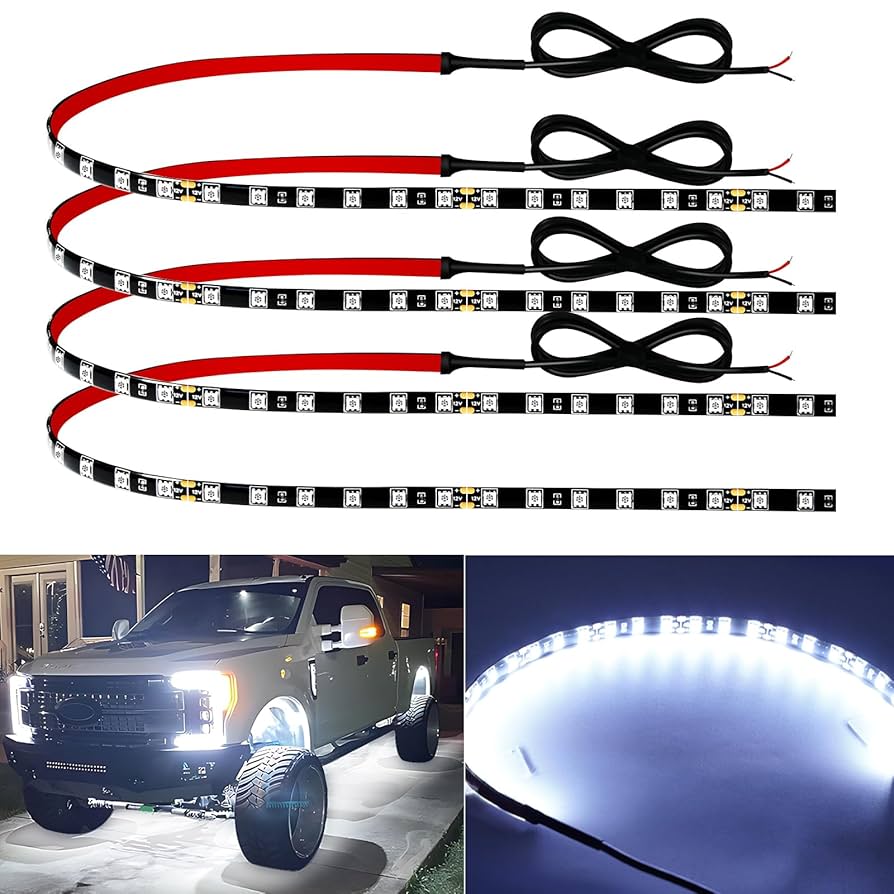 Illustrative example of 12 volt led strip lights automotive from Google Search