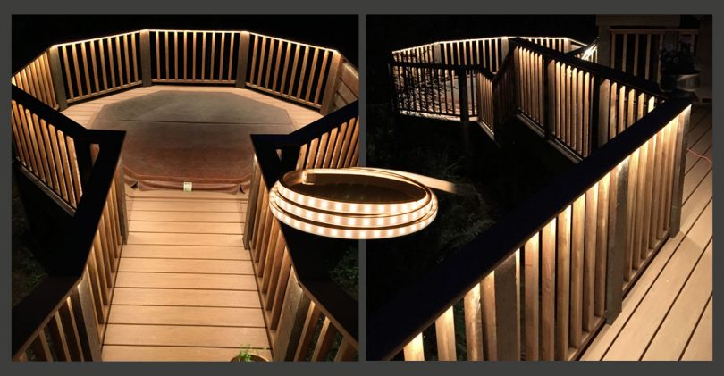 Illustrative example of 120v led strip from Google Search