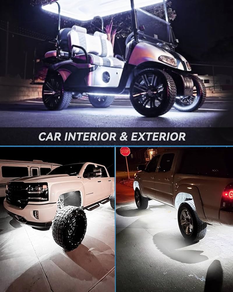 Illustrative example of 12v led strip lights for cars from Google Search