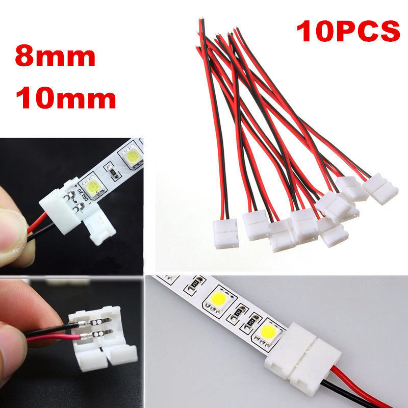 Illustrative example of 2 pin connector for led strip