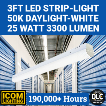 Illustrative example of 3ft led strip