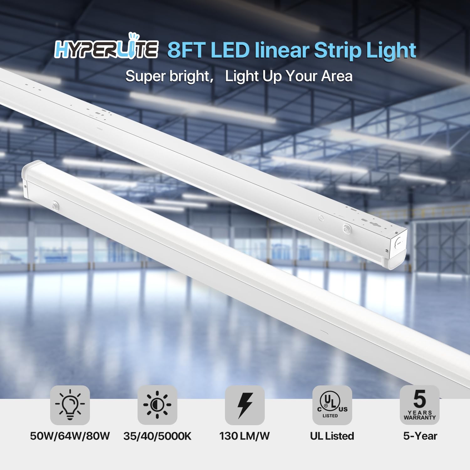Illustrative example of 8 foot led strip lights