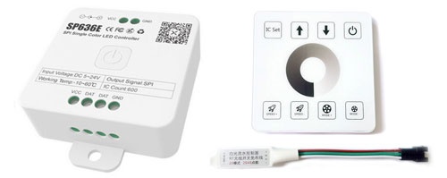 Illustrative example of addressable led controller from Google Search