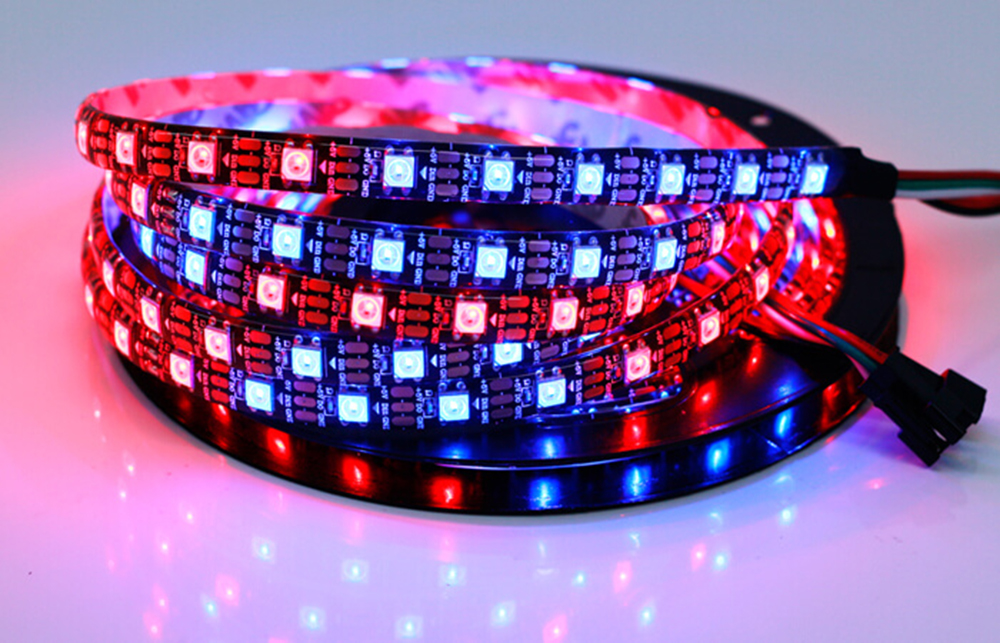 Illustrative example of addressable led light strip
