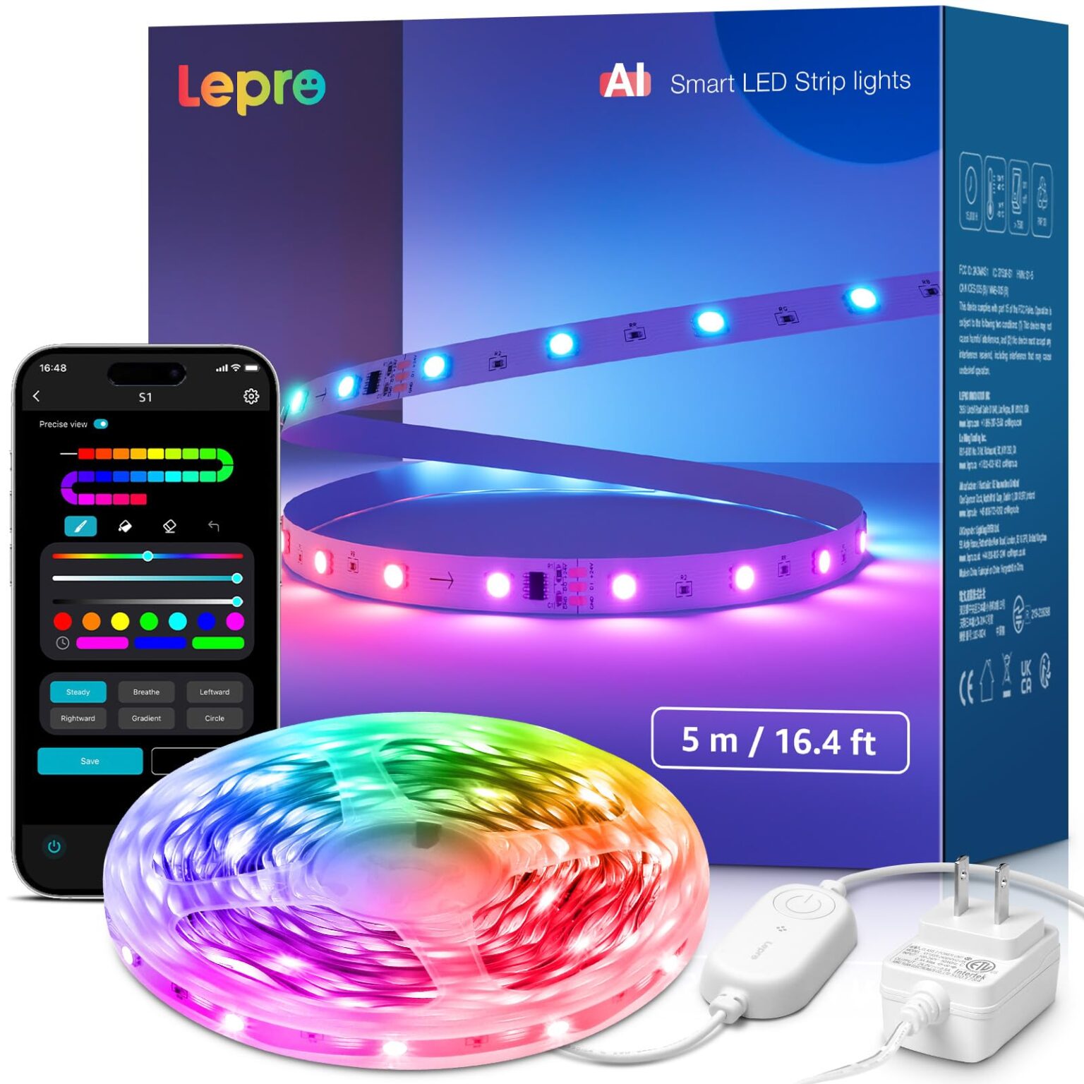 Illustrative example of affordable led strip lights from Google Search