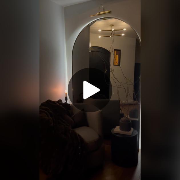 Illustrative example of arched mirror led strip from Google Search