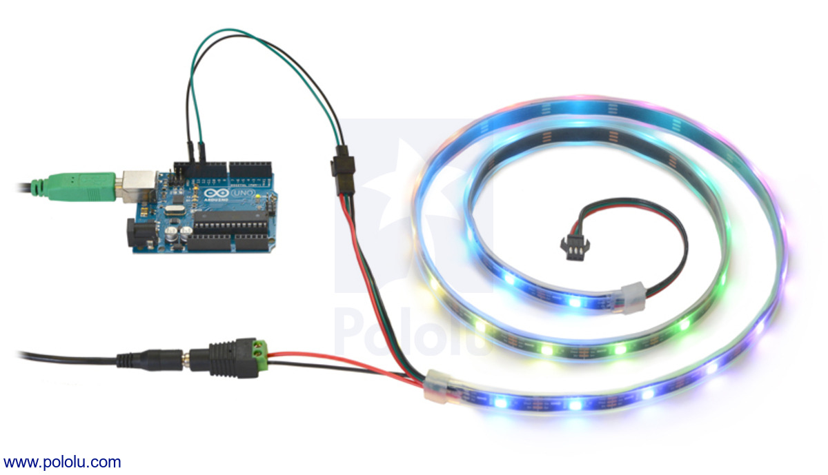 Illustrative example of arduino led strip from Google Search