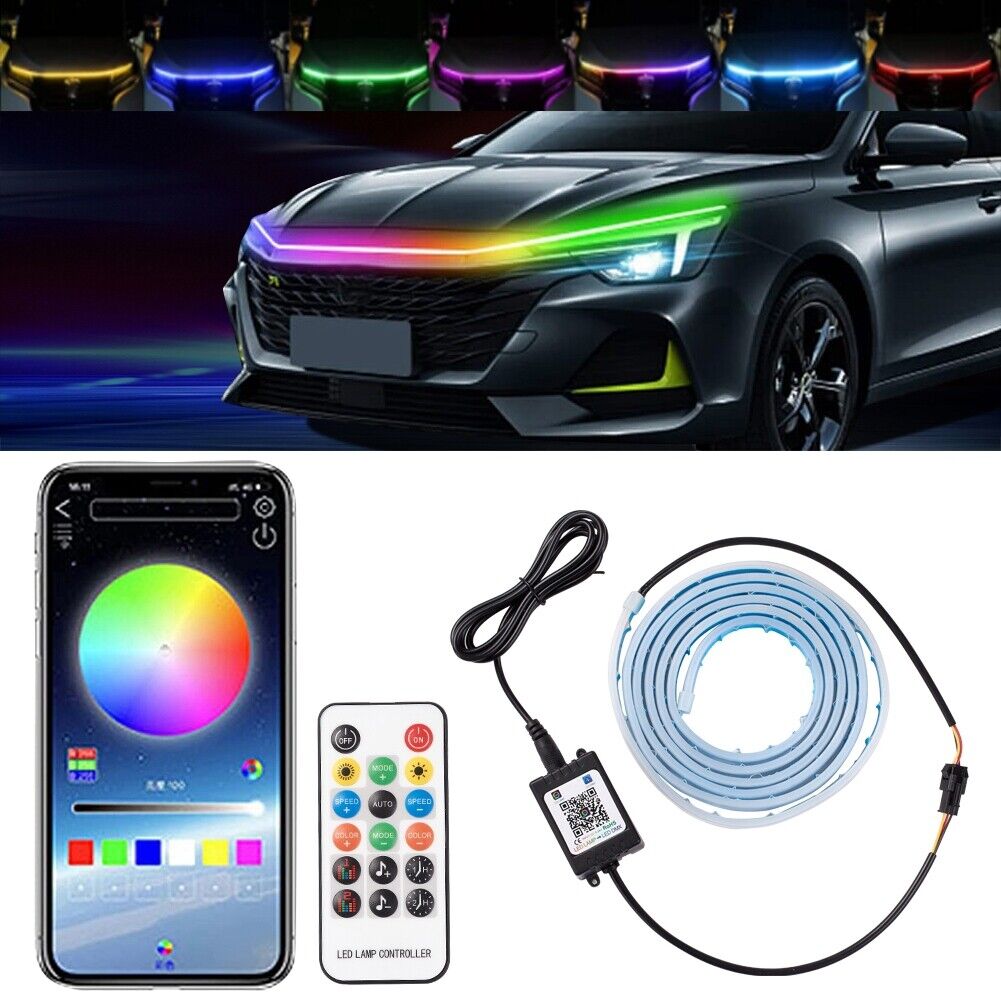 Illustrative example of auto led strip lights from Google Search