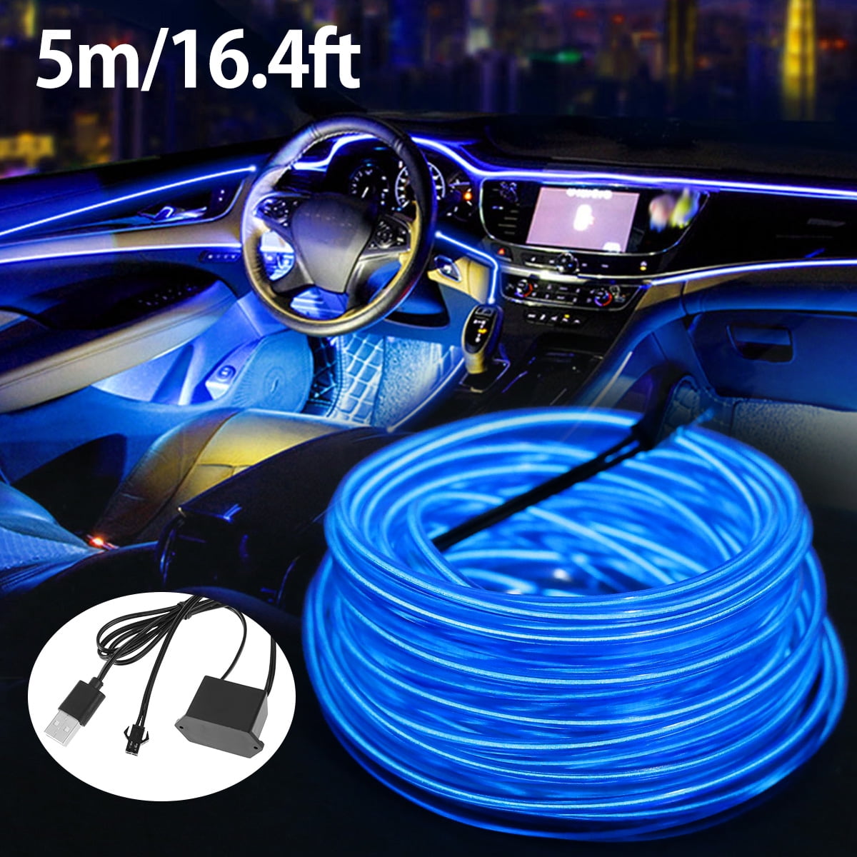 Illustrative example of automotive led light strips from Google Search