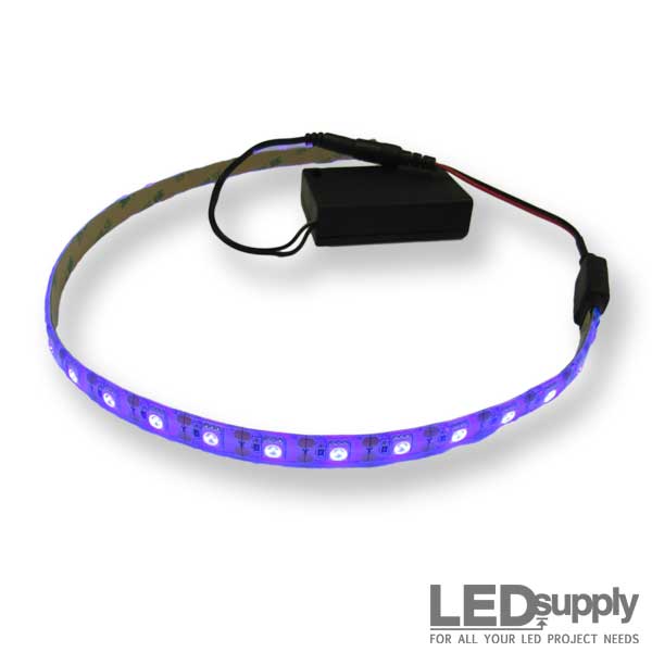 Illustrative example of battery powered led light strips from Google Search
