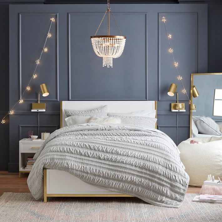 Illustrative example of bed string lights from Google Search