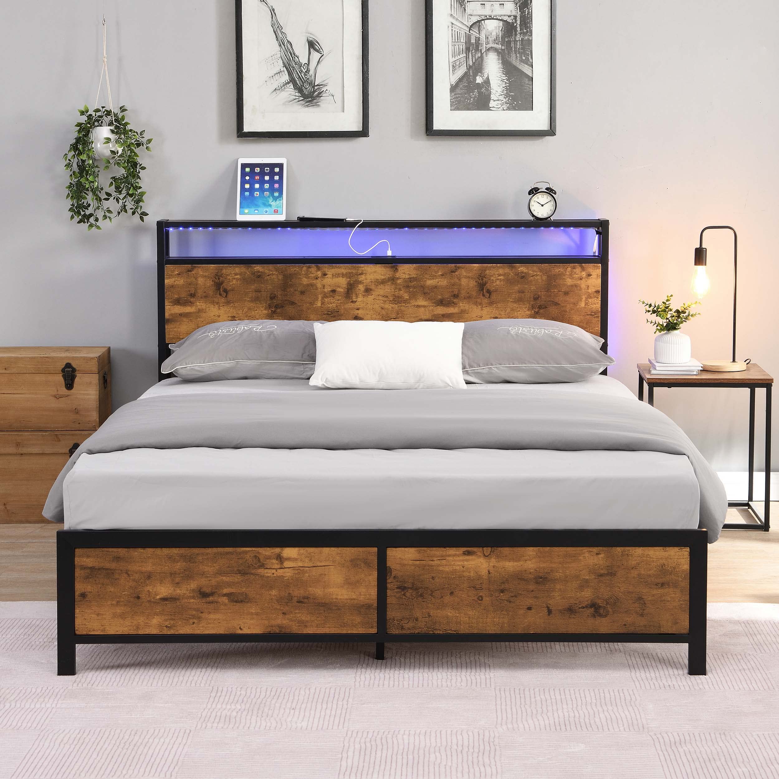 Illustrative example of beds that light up from Google Search