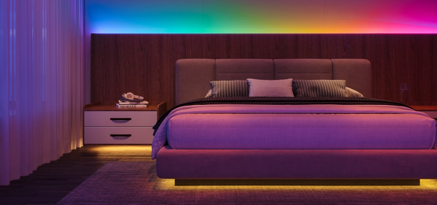 Illustrative example of best led strip lights for bedroom from Google Search