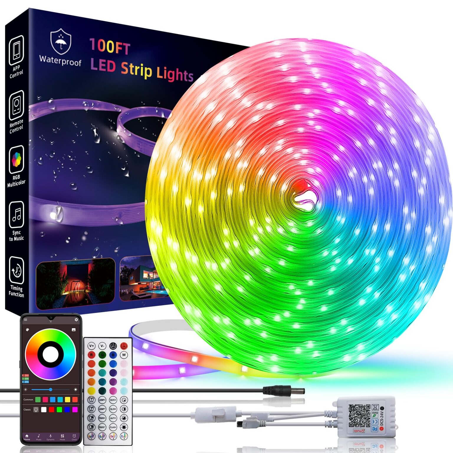 Illustrative example of best outdoor led strip lights from Google Search