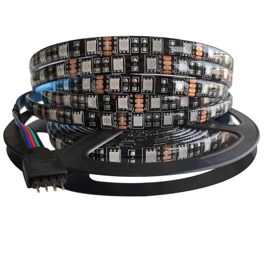 Illustrative example of black led strip from Google Search