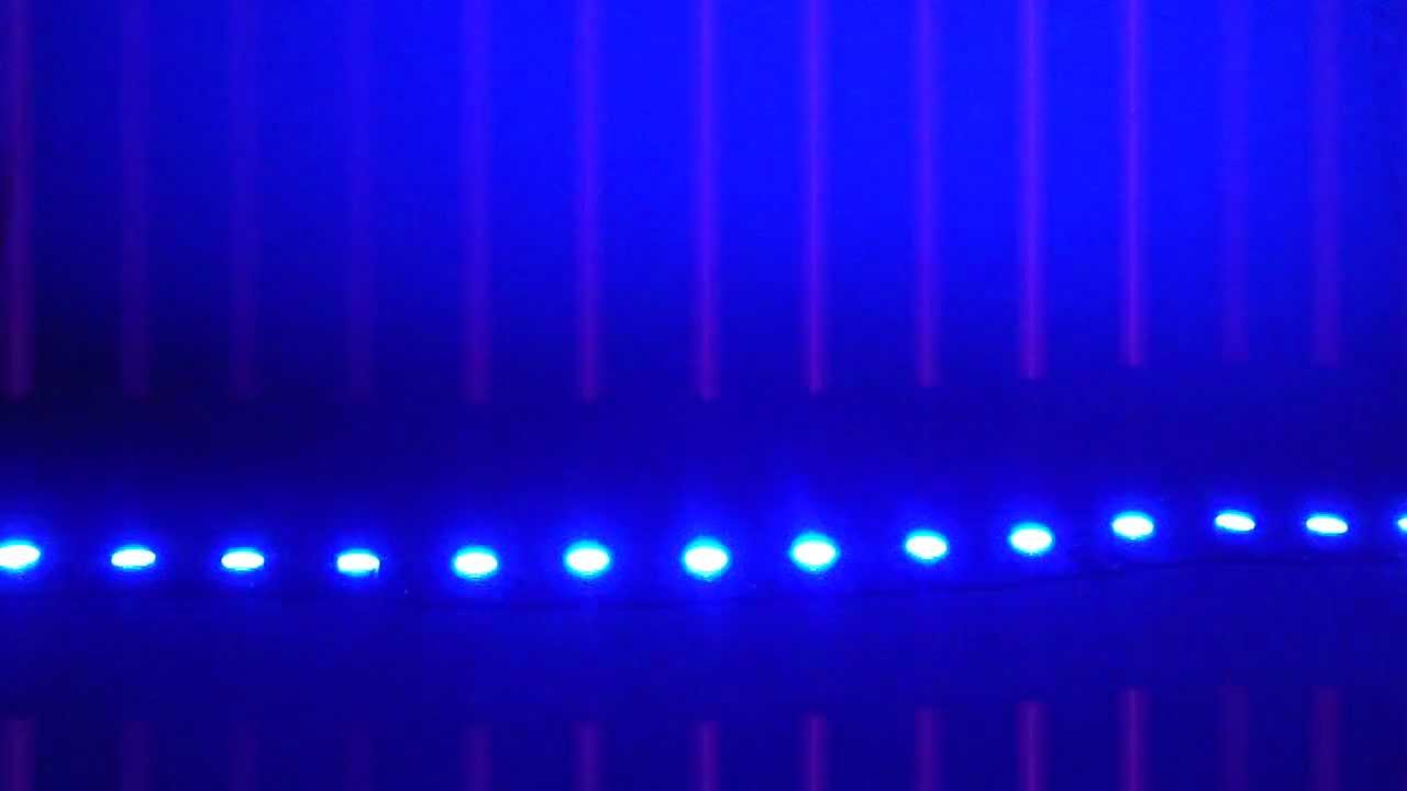 Illustrative example of blue colour led