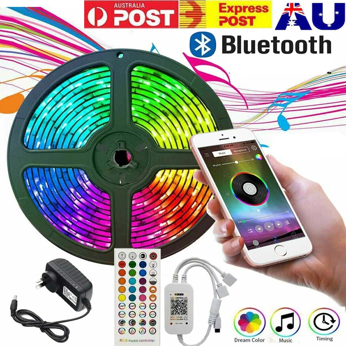 Illustrative example of bluetooth led light strip from Google Search