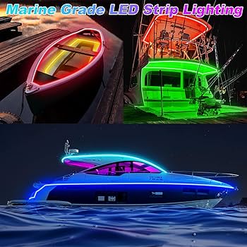 Illustrative example of boat strip lighting from Google Search
