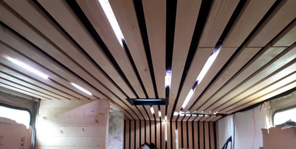 Illustrative example of camper led strip