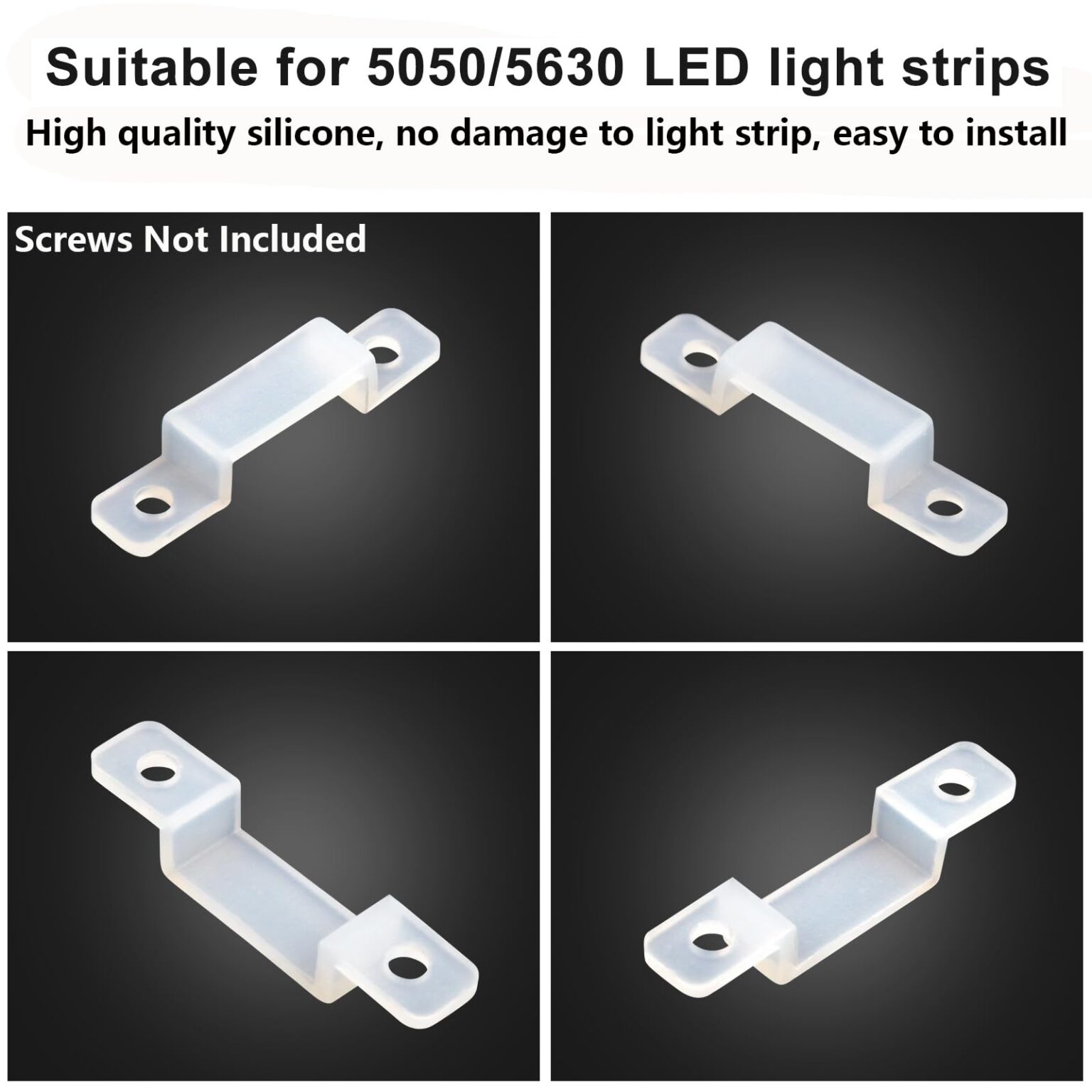 Illustrative example of clips for led strip lights from Google Search