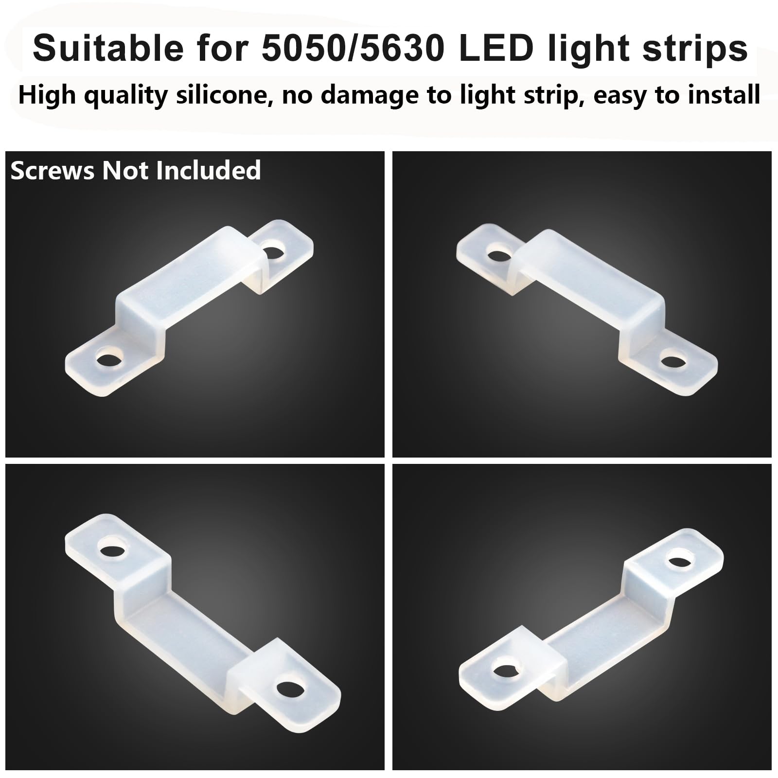 Illustrative example of clips for led strip lights from Google Search