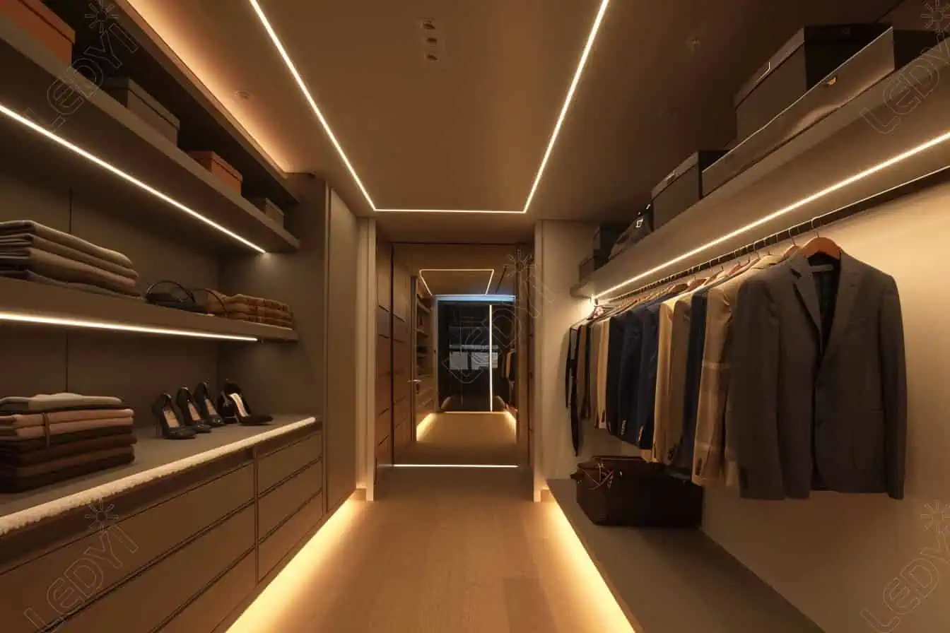 Illustrative example of closet led strip from Google Search
