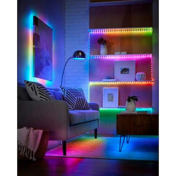 Illustrative example of color changing led strip lights from Google Search