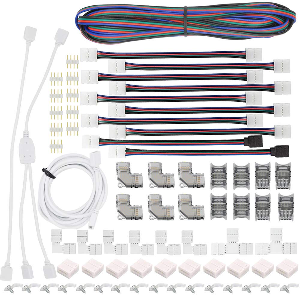 Illustrative example of connectors for led light strips from Google Search