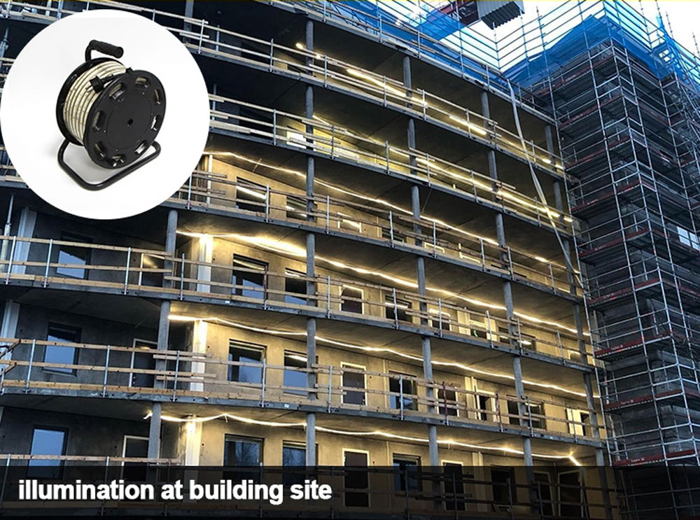 Illustrative example of Construction LED strip light