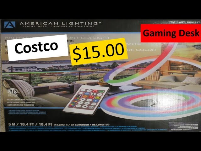 Illustrative example of costco led strip lights from Google Search