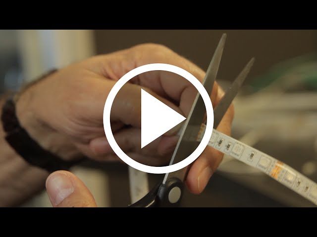 Illustrative example of cut led light strip from Google Search