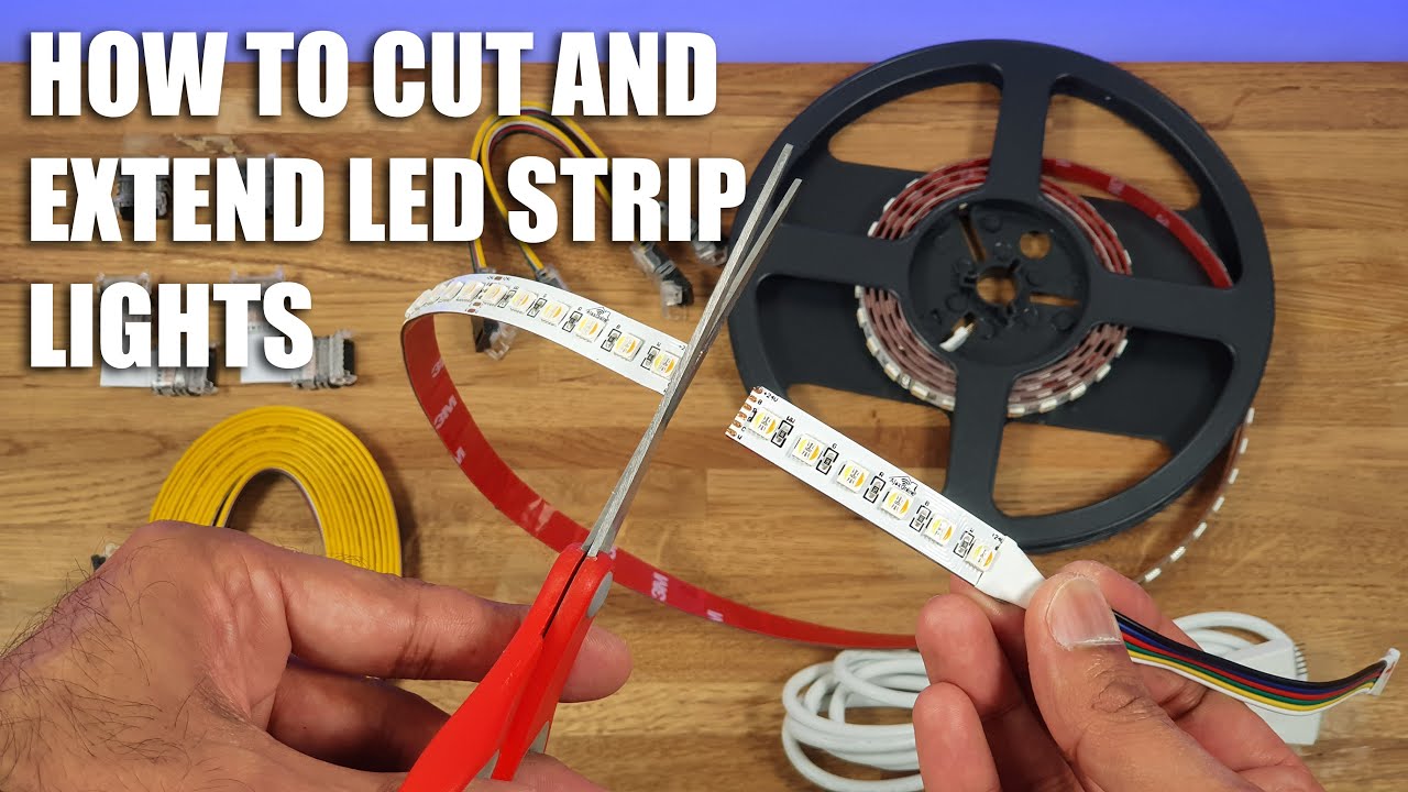 Illustrative example of cutting led strips from Google Search