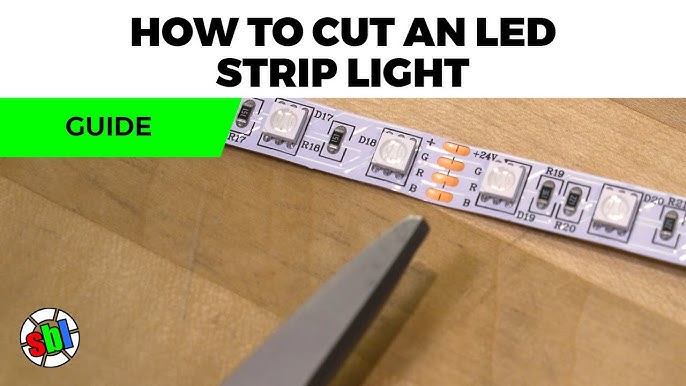 Illustrative example of cutting led strips from Google Search