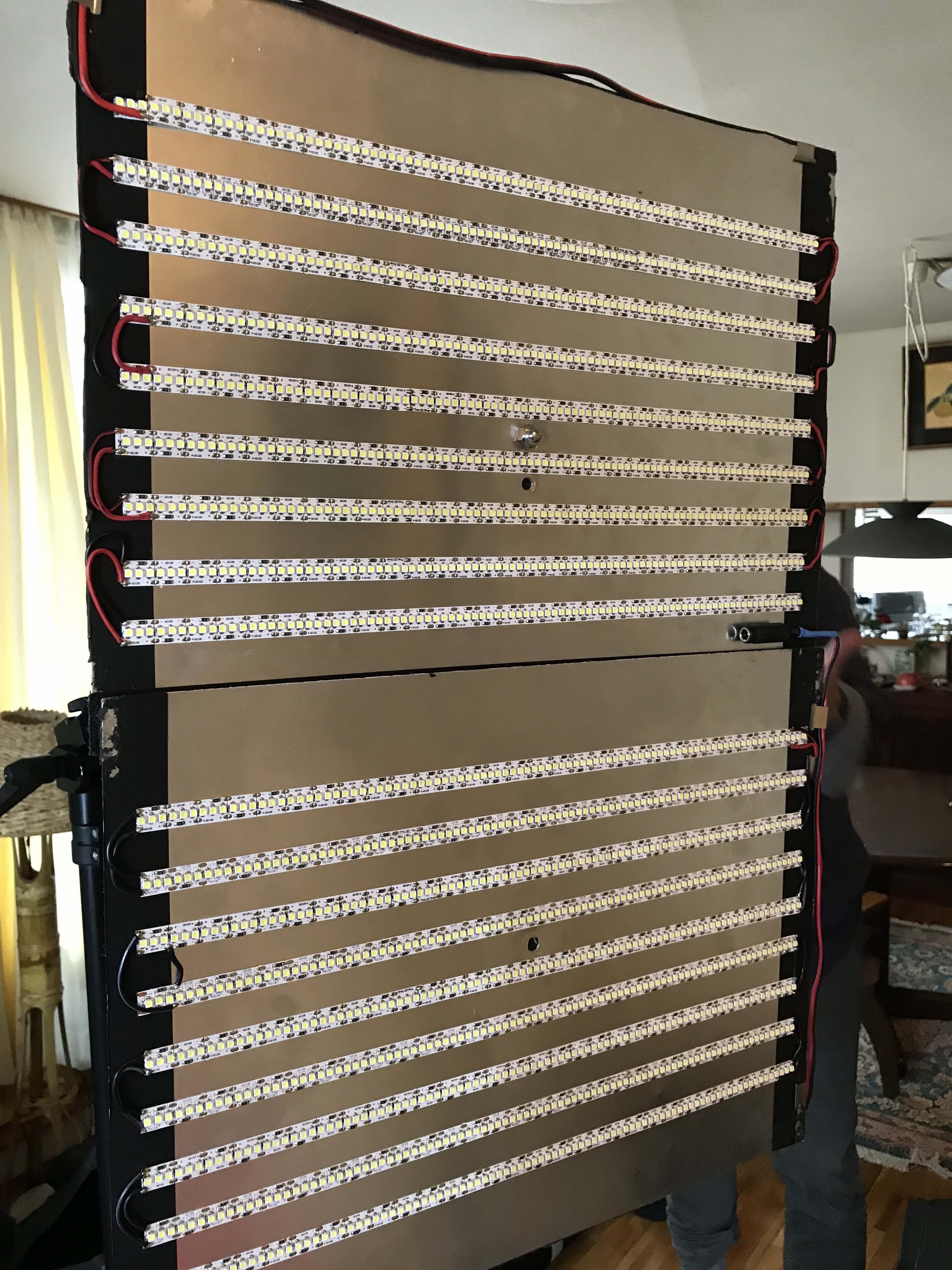Illustrative example of diy led light strip from Google Search