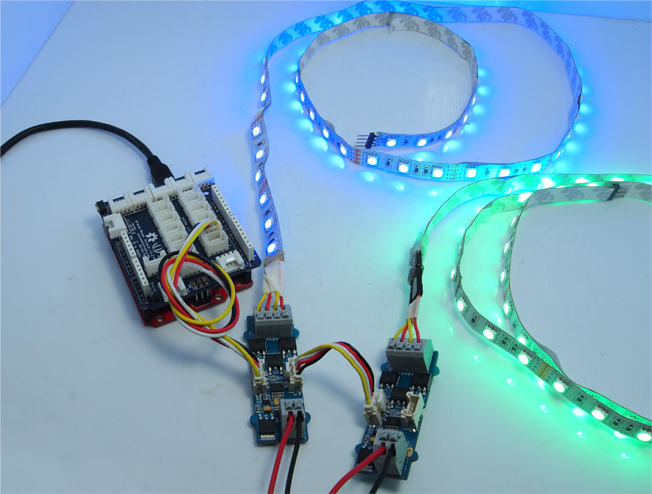 Illustrative example of drive led strip matrix arduino from Google Search