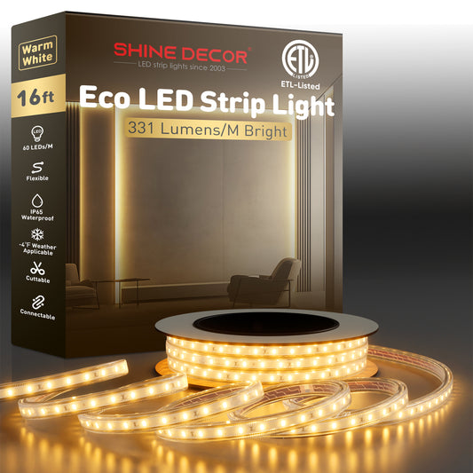 Illustrative example of eco led strip lights from Google Search