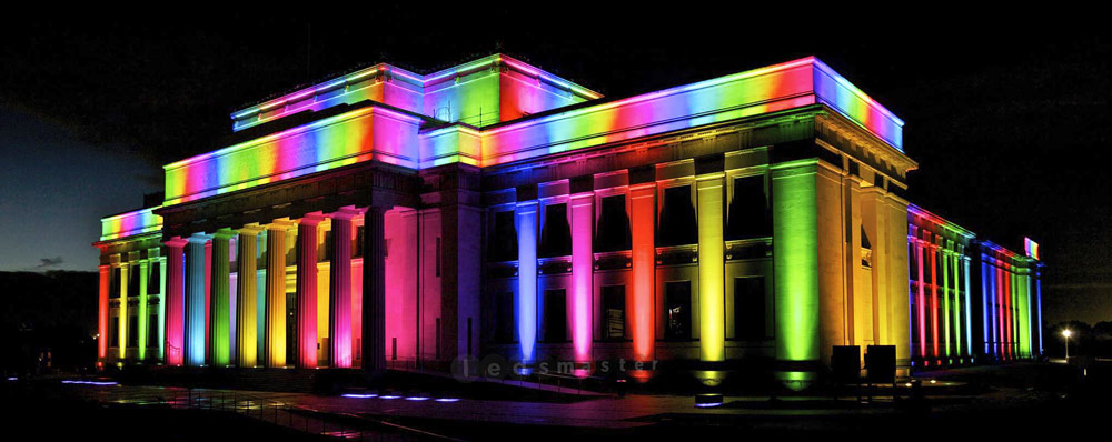 Illustrative example of exterior led light strips from Google Search