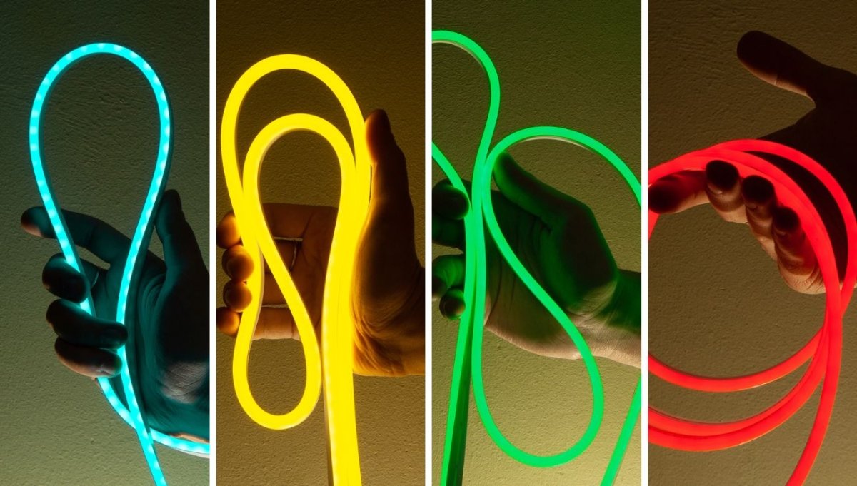 Illustrative example of flexible neon