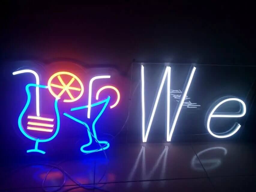 Illustrative example of flexible neon light