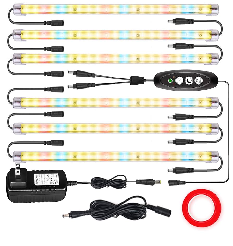 Illustrative example of full spectrum led strip lighting
