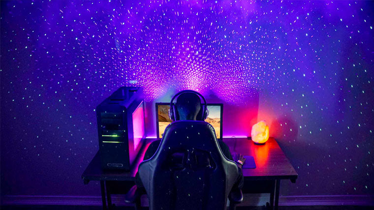 Illustrative example of game room lights