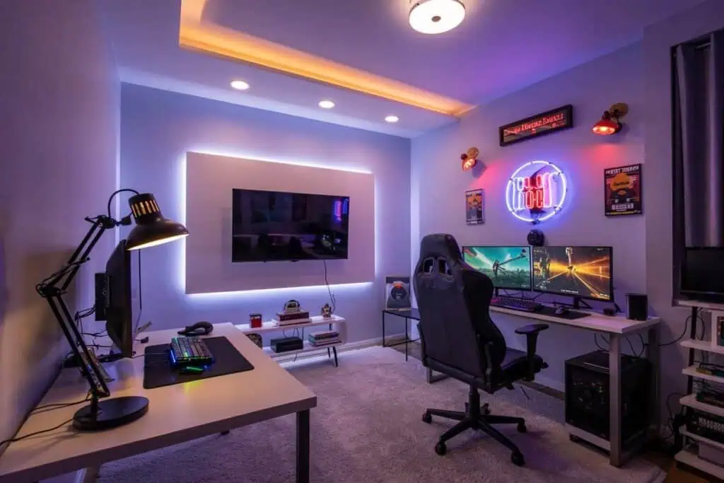 Illustrative example of game room lights