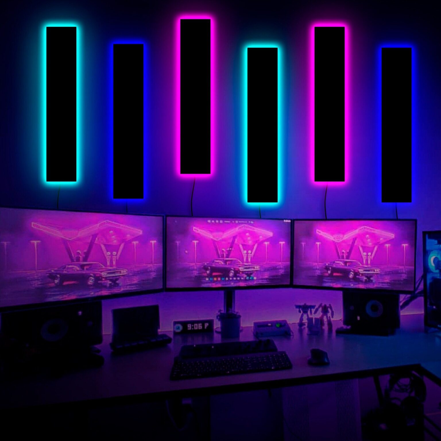 Illustrative example of gamer room led