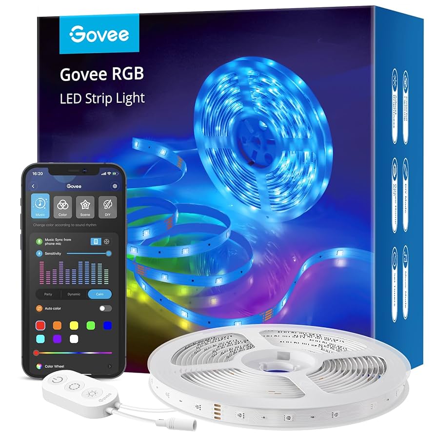 Illustrative example of govee rgb led strip lights from Google Search