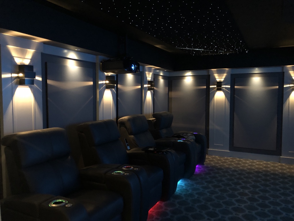 Illustrative example of home theater light